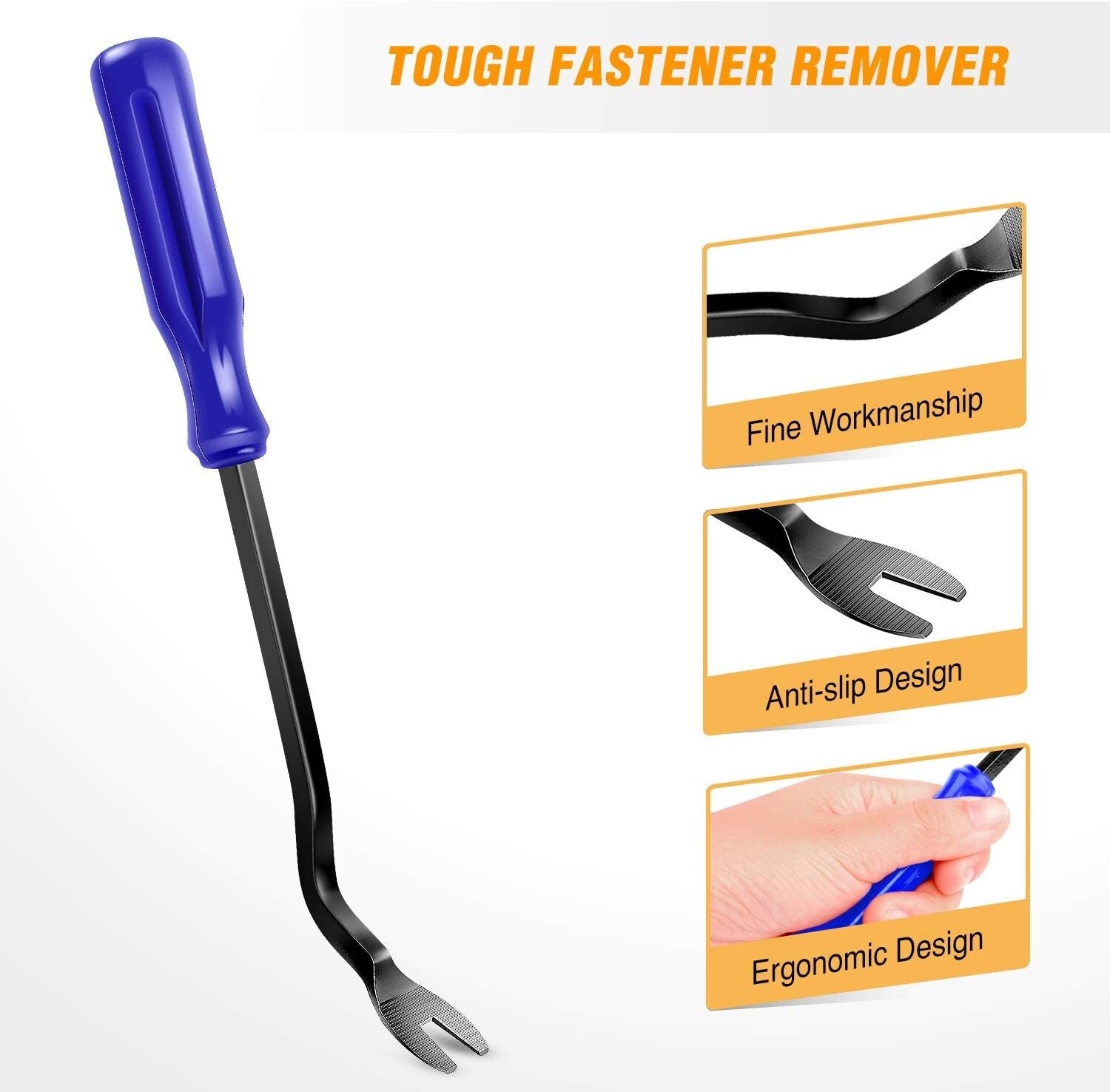 Auto Trim Removal Tool Kit Car Panel Door Dashboard Fastener Remover Pry Set