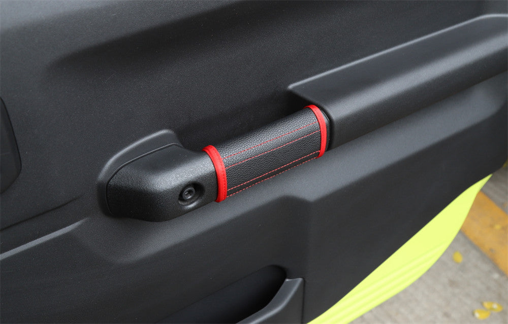 Leather Inner Door Handle Protector Cover for Suzuki for Jimny 2019+ Car Accessories