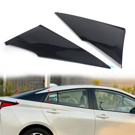 Glossy Black Rear Quarter Moldings Cover 62505-47012 for Toyota Prius 2016-2022
