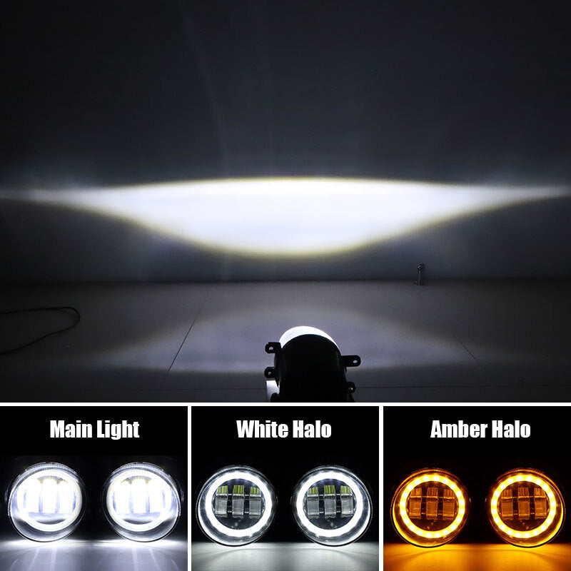 3.5 in Fog Lights Front Bumper Lamps for Toyota for Camry 2007-2014 for Sienna 2011-2017