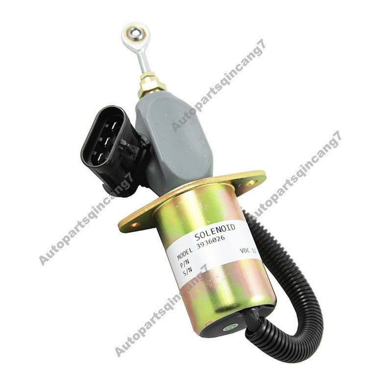 12V Fuel ShutDown Solenoid 3936026 SA-4767-12 for Engine 6CT