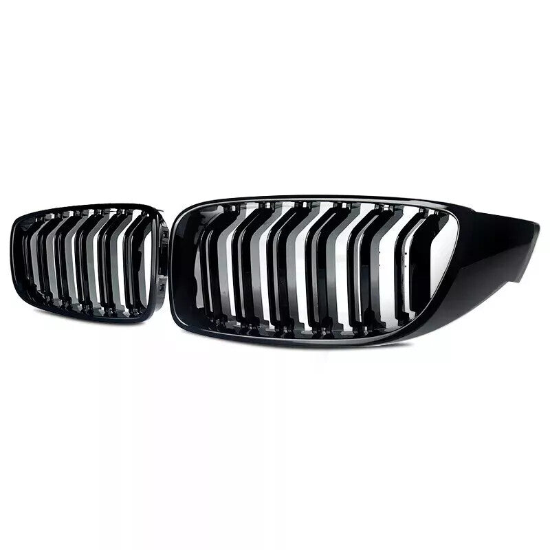 for BMW 4 Series F32 F33 F36 F80 2014-2020 Gloss Black Front Kidney Grille Grill