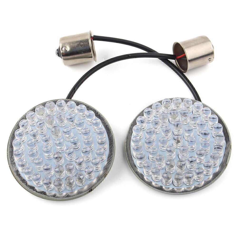 for Harley Softail Touring Sportster Rear Turn Signal Light Blinker 2X Red LED