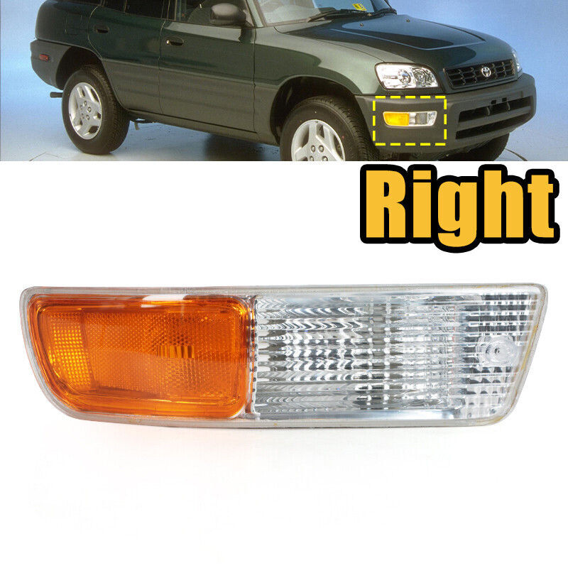 for Toyota RAV4 1998-1999 Right Yellow Front Bumper FogLamp without bulb No Wire