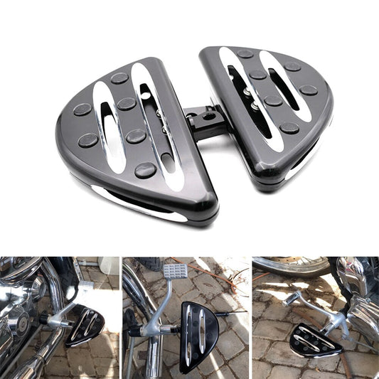 Brake Pedal Gear Toe Shifter Lever Foot Peg Floorboard for Harley Touring FLH