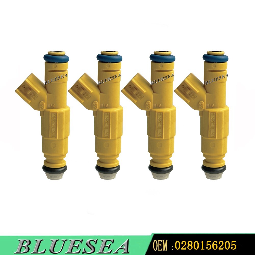 4pcs 0280156205 fuel injector suitable for I4 4L5Z-AA Ranger 1F70-13-250 B2300