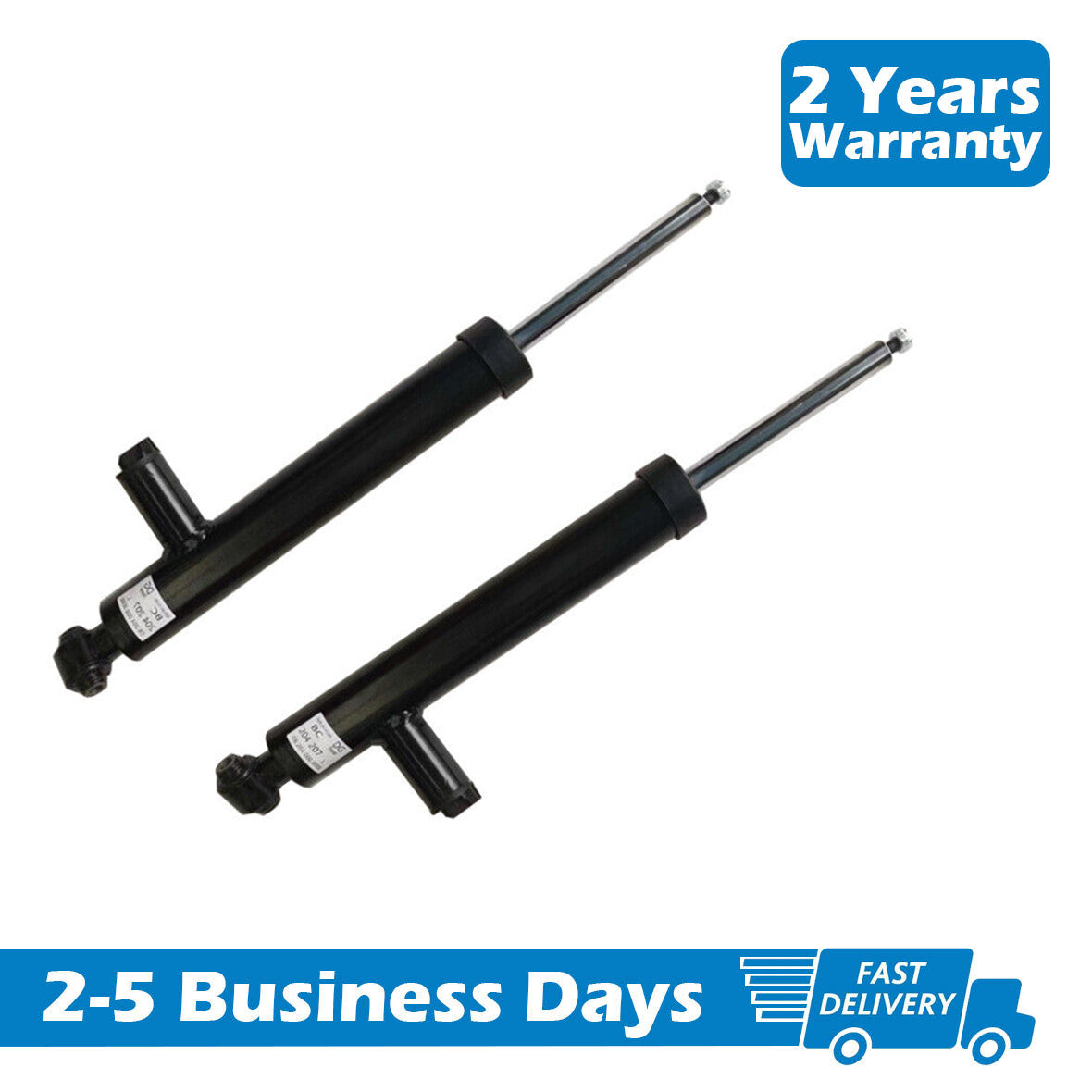 A pair of rear shock absorbers are suitable for Mercedes-Benz CE-Class coupes C204, C207, E200, and E350.