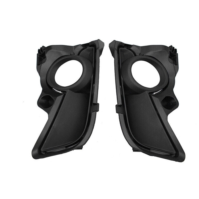 2PC Front Bumper Fog Lamp Light Cover Trim Bezel for Toyota Highlander 2017-2019