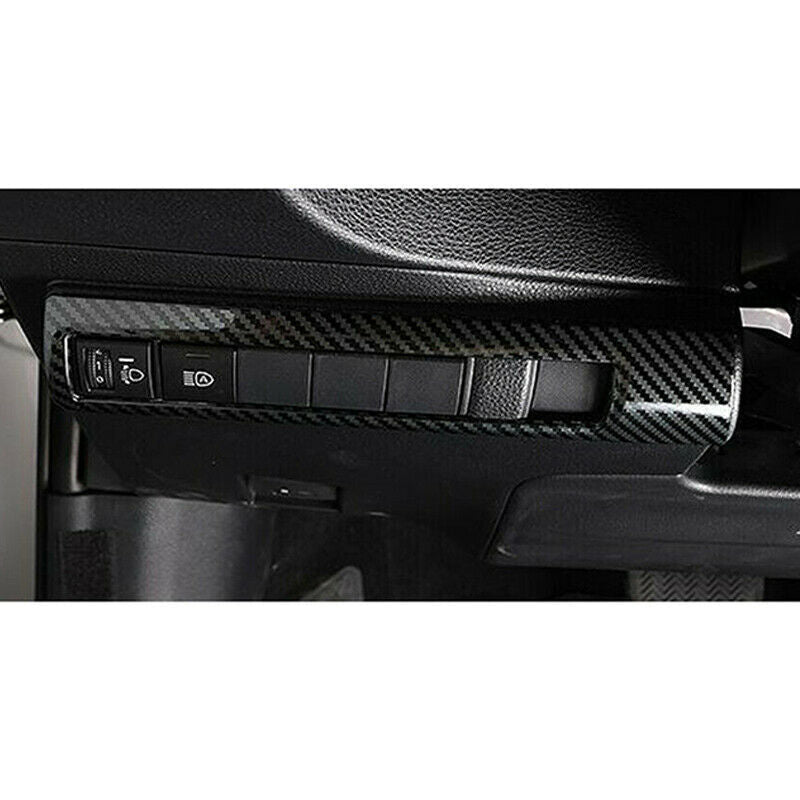Carbon Fiber Headlight Switch Button Trim for Toyota for Corolla Hatchback 2019-2023