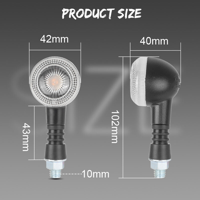Motorcycle LED Turn Signal Blinker Light for Suzuki DRZ400SM DR650SE DR200 DR350