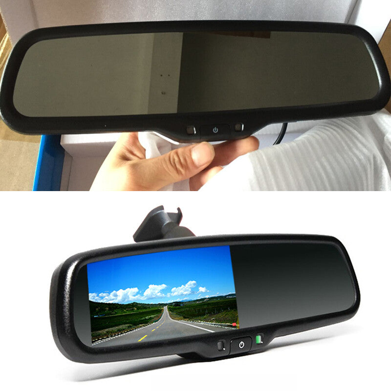 Automatic dimming TFT LCD screen rearview mirror monitor parking review + rear camera