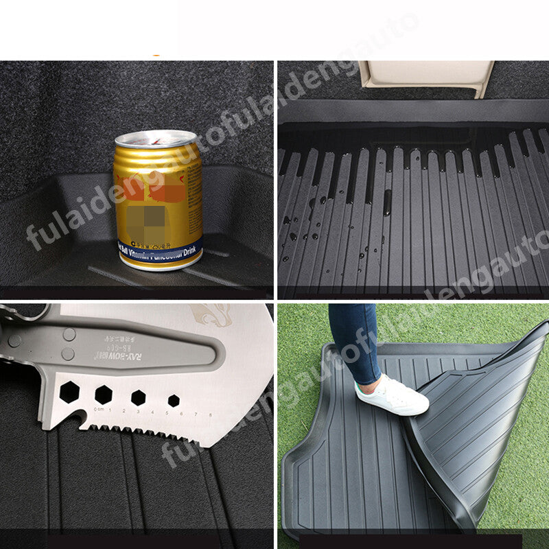 for Mazda CX-30 2020-2022 TPO Black Rear Trunk Cargo Liner Floor Mat All Weather