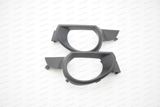 1Pair Front Bumper Fog Light Lamp Cover Bezel Trim Frame for Audi Q7 2006-2009