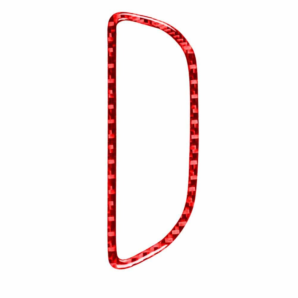 for Dodge for Challenger 2015-2020 Red Gear Storage Trim Cover Decor Carbon Fiber
