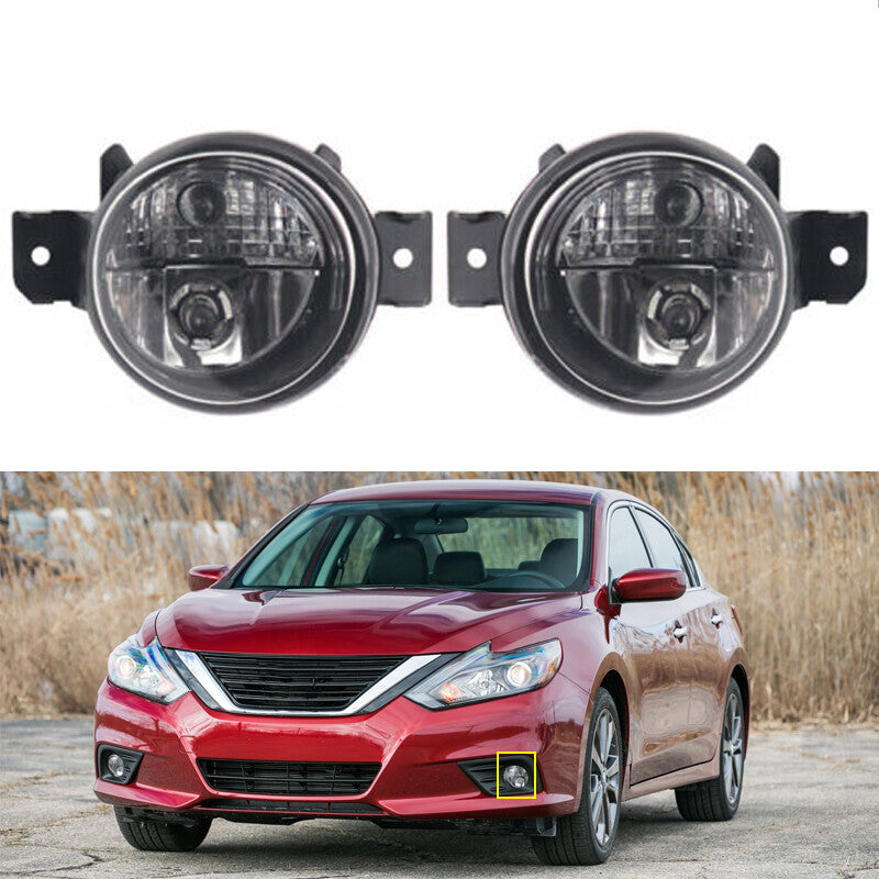 1 Pair Front LeftRight Bumper Light Fog Lights Lamp for Nissan Altima 2016-2018