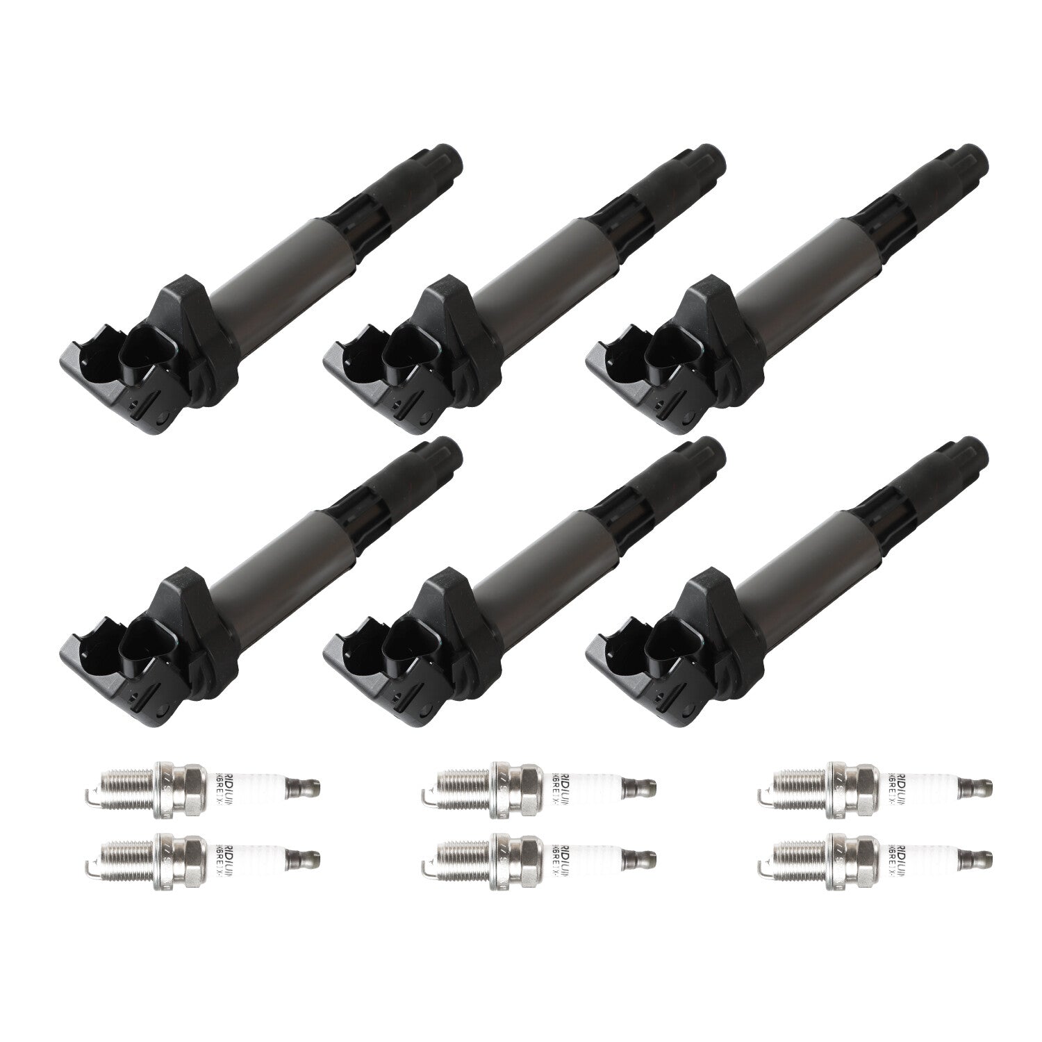 6x Ignition Coil  6x Platinum Spark Plug for BMW 330Ci 325Ci 525i UF522