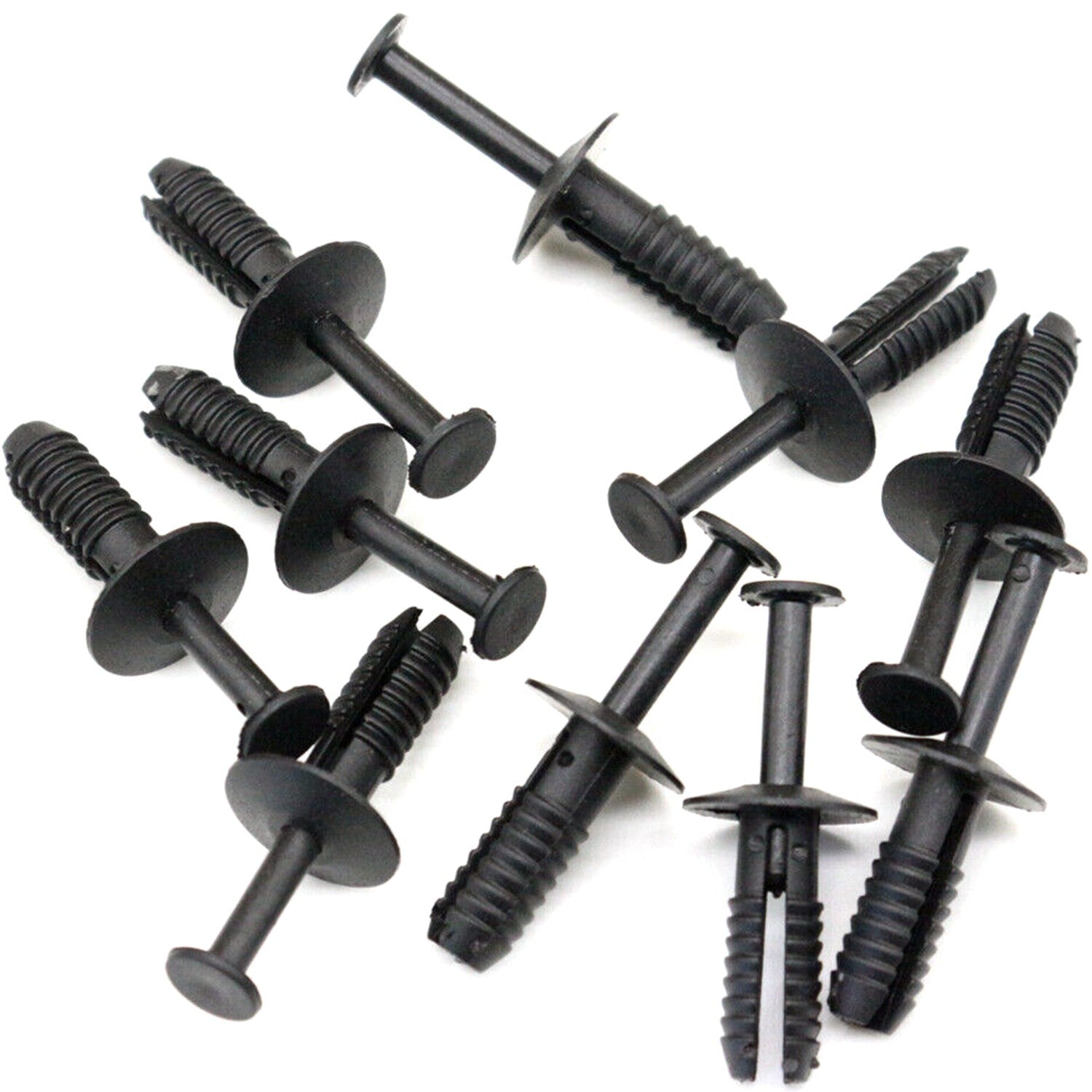 30Pcs Push Plastic Rivet Pin Clip for BMW 6mm Bumpers Interior Trim Panel Fascia