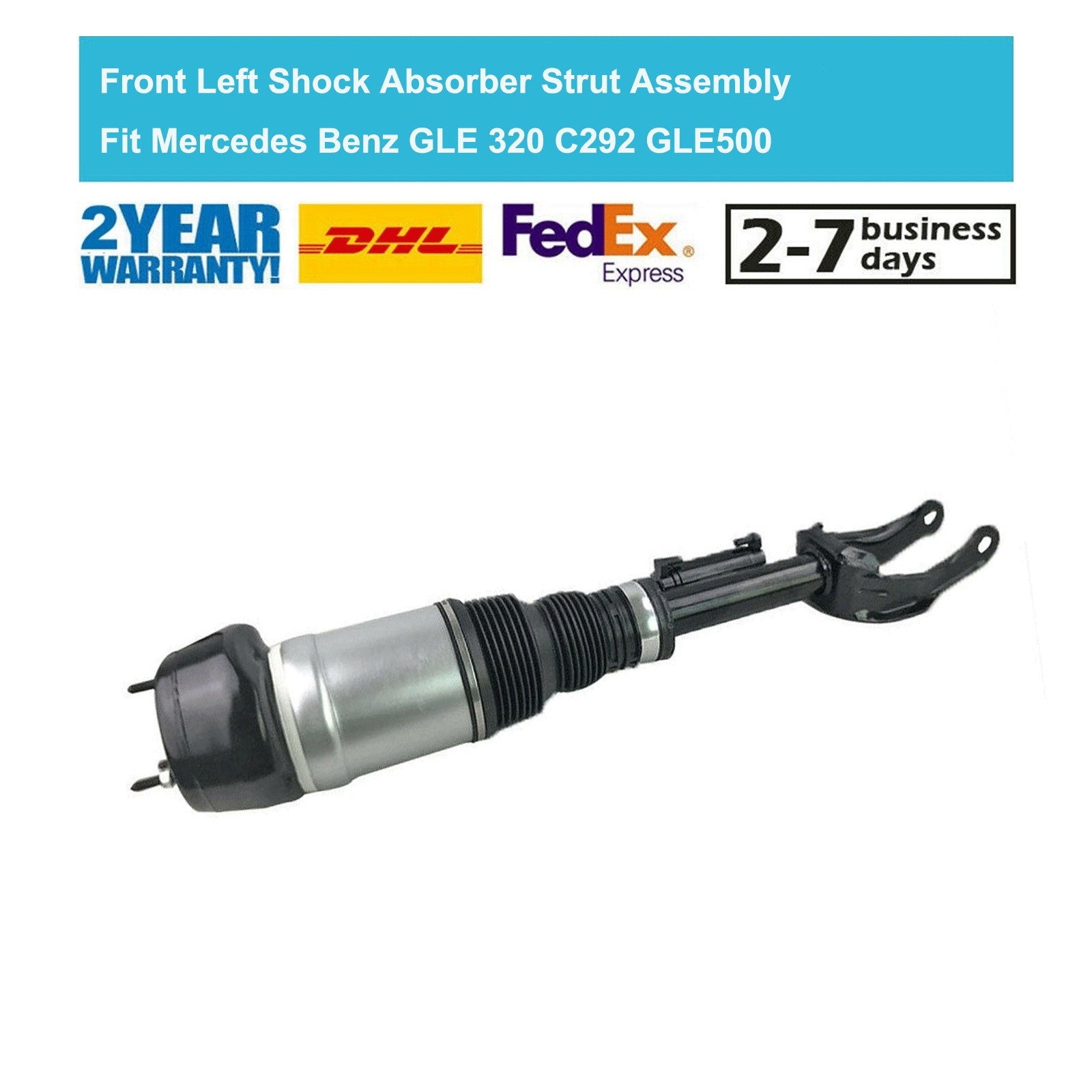 Front Left Air Suspension Strut ADS for Mercedes C292 W166 GLE 320 400 4MATIC
