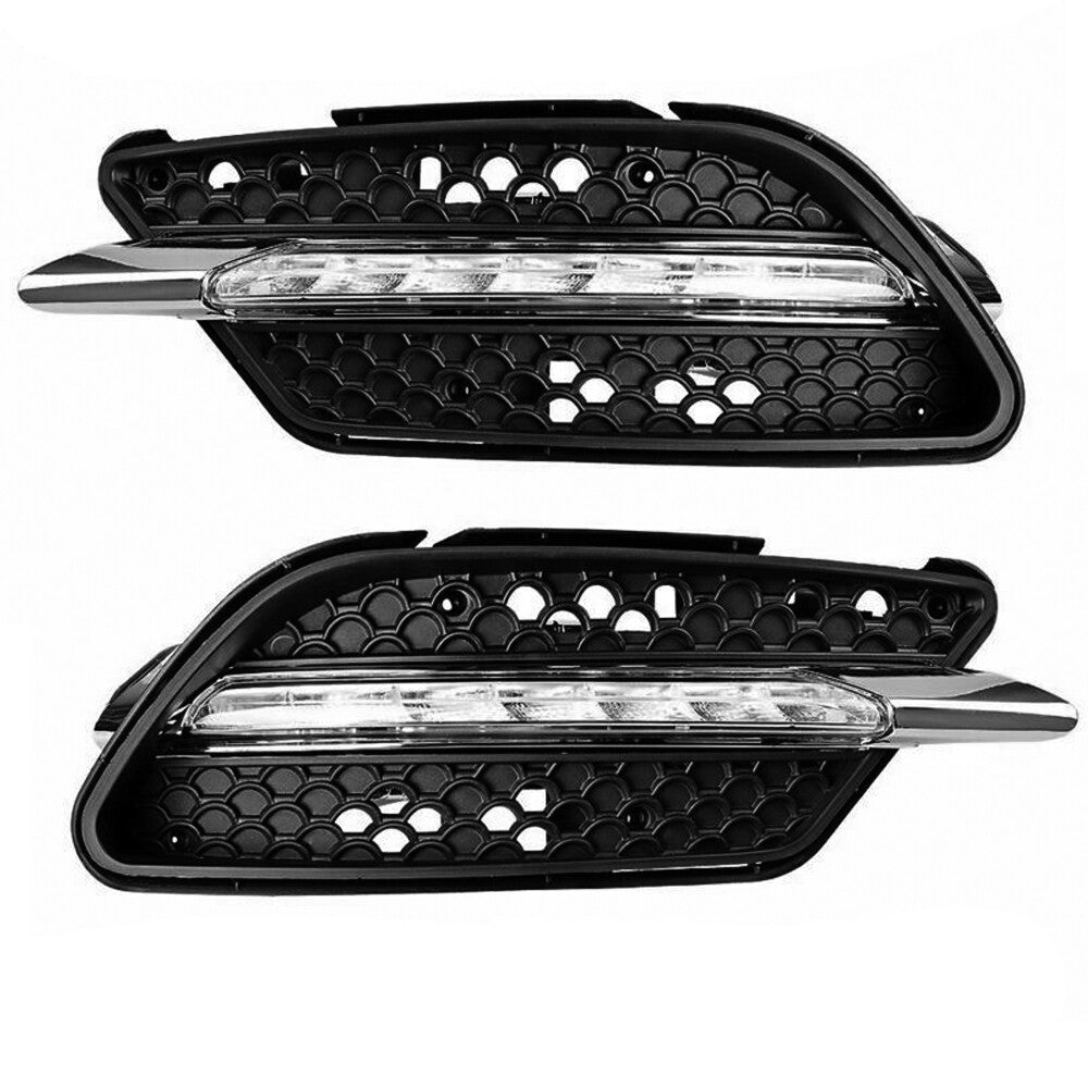 DRL Daytime Running Driving LED Fog Lights for Mercedes-Benz W204 C-Class 2008-2011