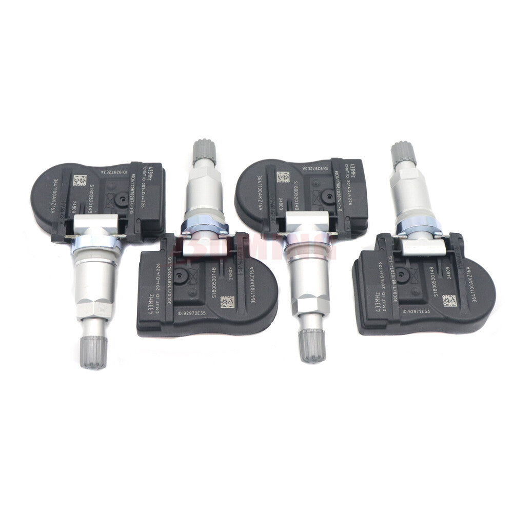 4-pack Tire Pressure Monitoring System (TPMS) Sensors for Long Walls - Wingle5 3641100AKZ16A