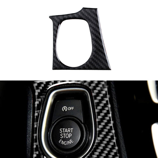 Carbon fiber internal ignition trim for BMW 3 Series F30 2013-2019