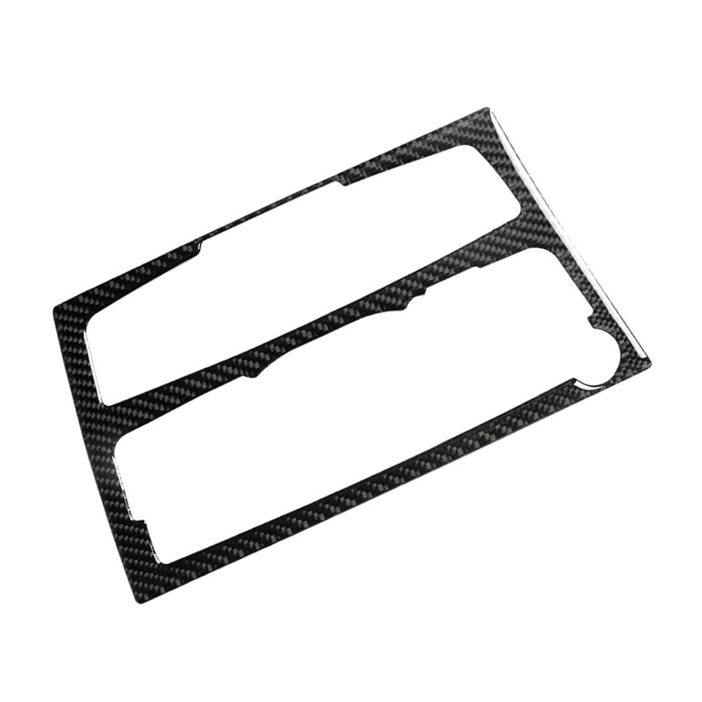 Carbon Fiber Console AC/ CD Panel Frame Cover Trim for Audi for A4 B8 for A5 2010-2016