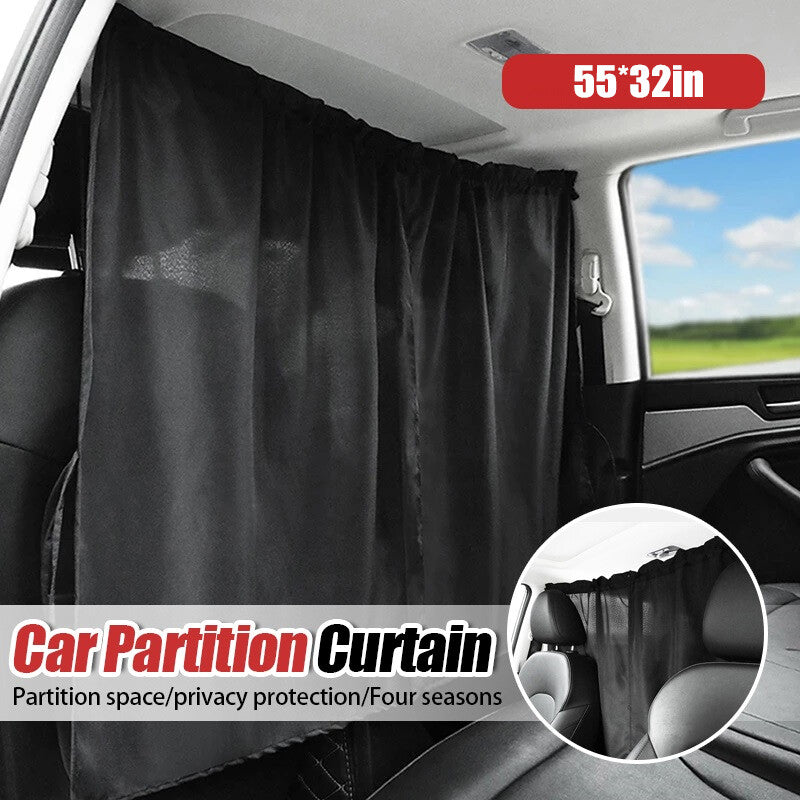 2 for Kia Car SUV Divider Privacy Curtains Side Window Travel UV Block Sun Shade