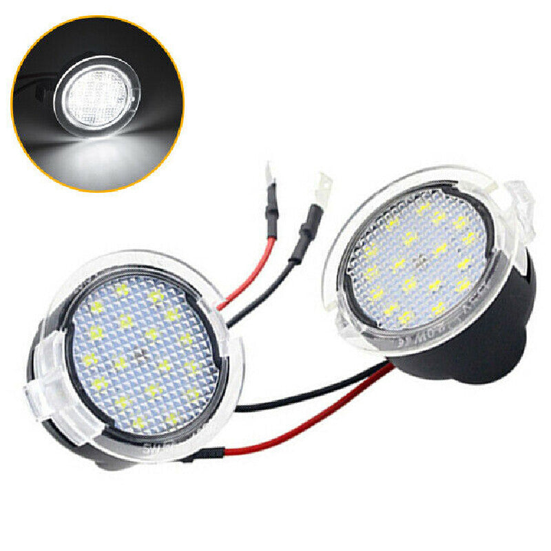 LED Side Mirror Puddle Lamp Lights for Toyota Sequoia Tundra 2008-2019