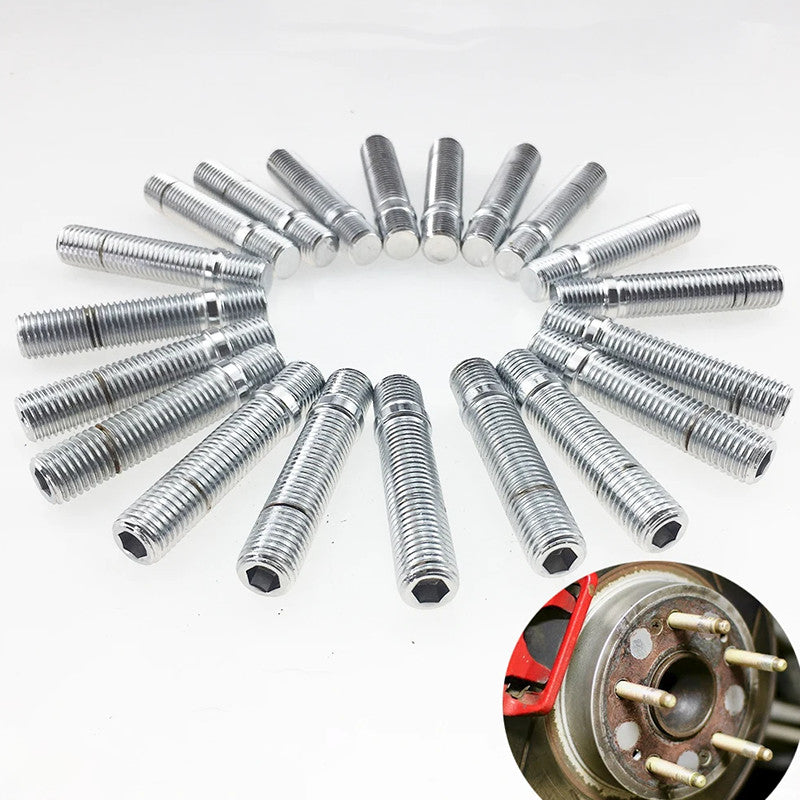 20pcs M121.25 to M12x1.5 Extended Wheel Stud Conversion Lug Bolt Screw Adapter