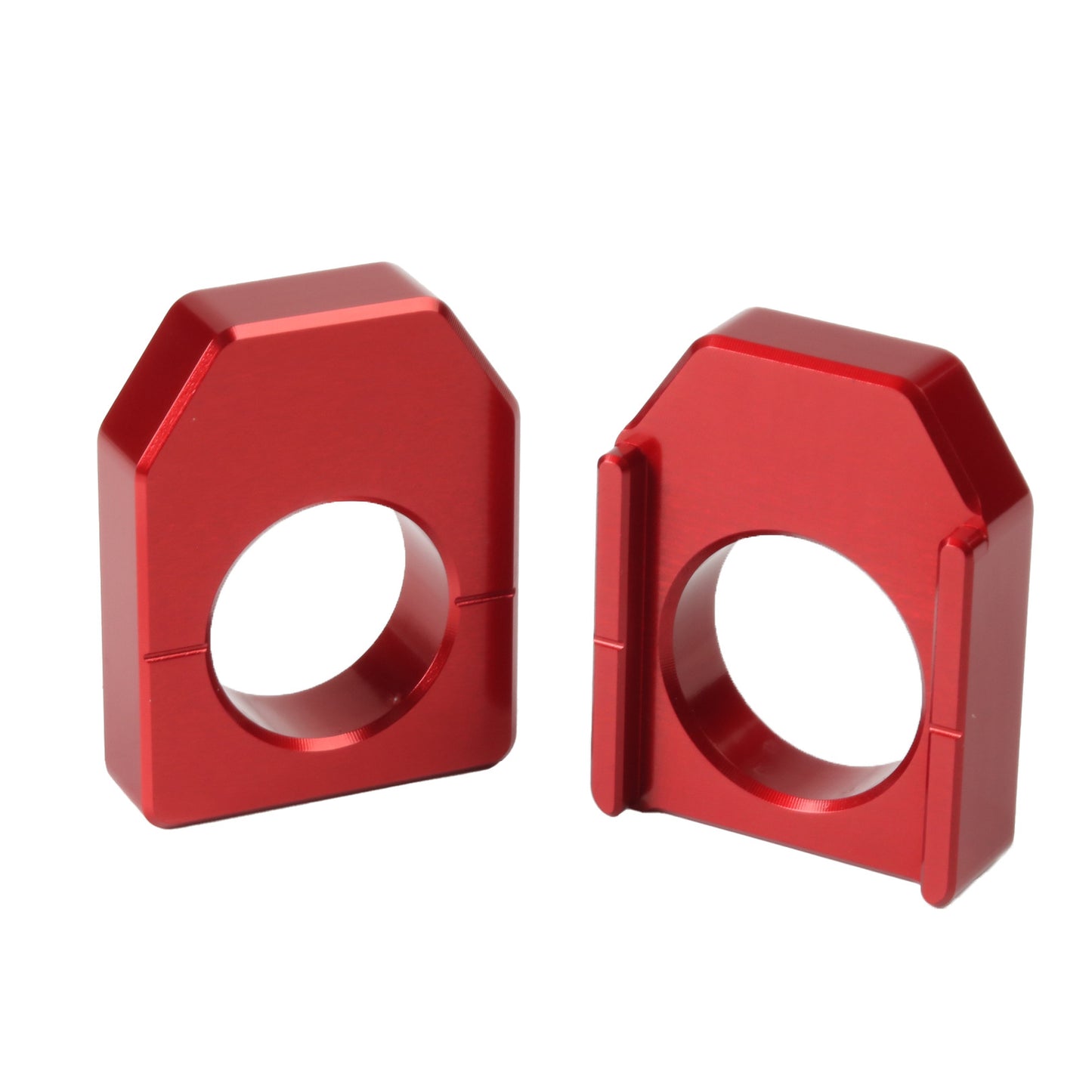 for Honda CR125R/250R CRF250R/X CRF450R CNC Red Rear Axle Block Chain Adjuster