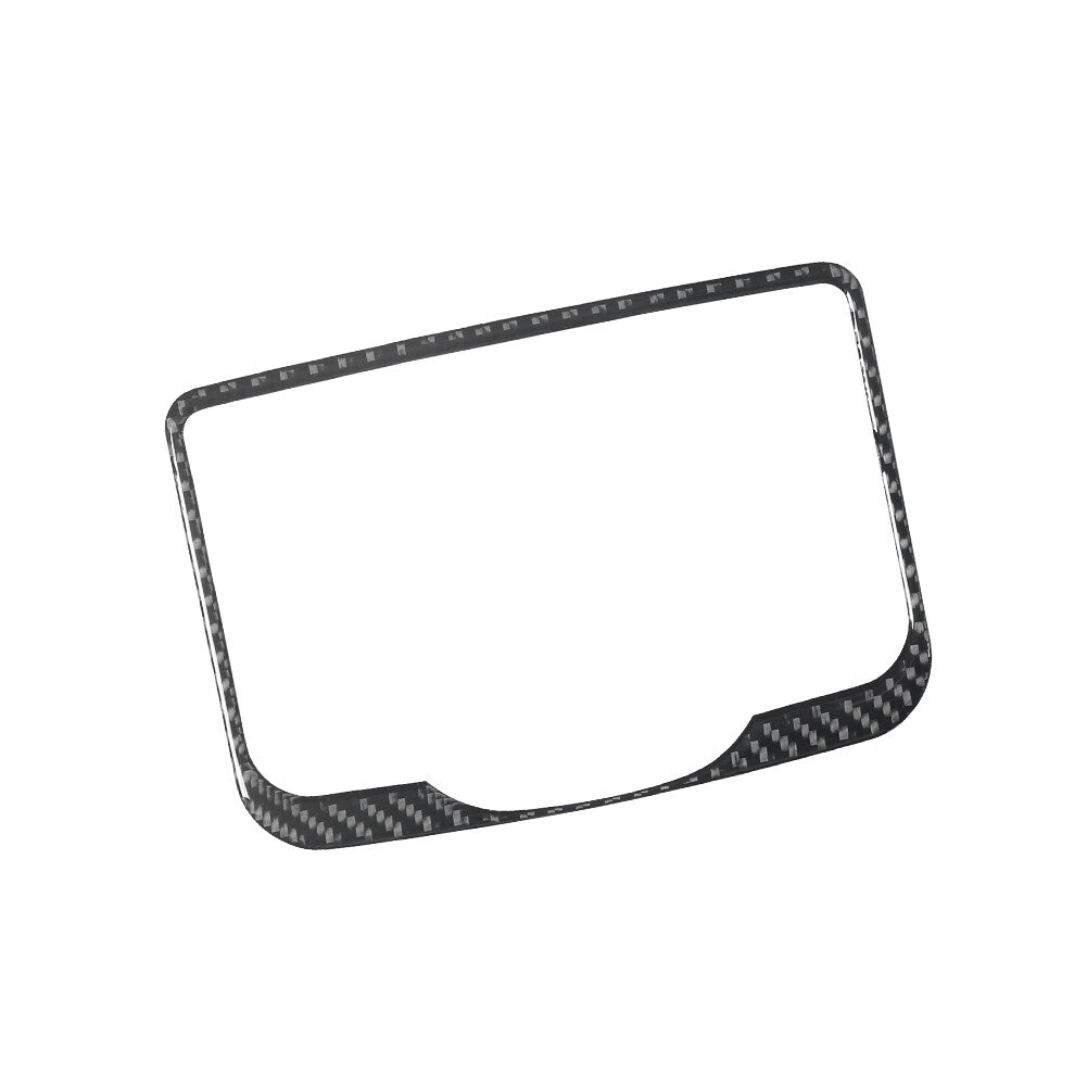 Carbon Fiber Rear Center Cupholder Frame Cover Trim for Hyundai Azera 2006-2011