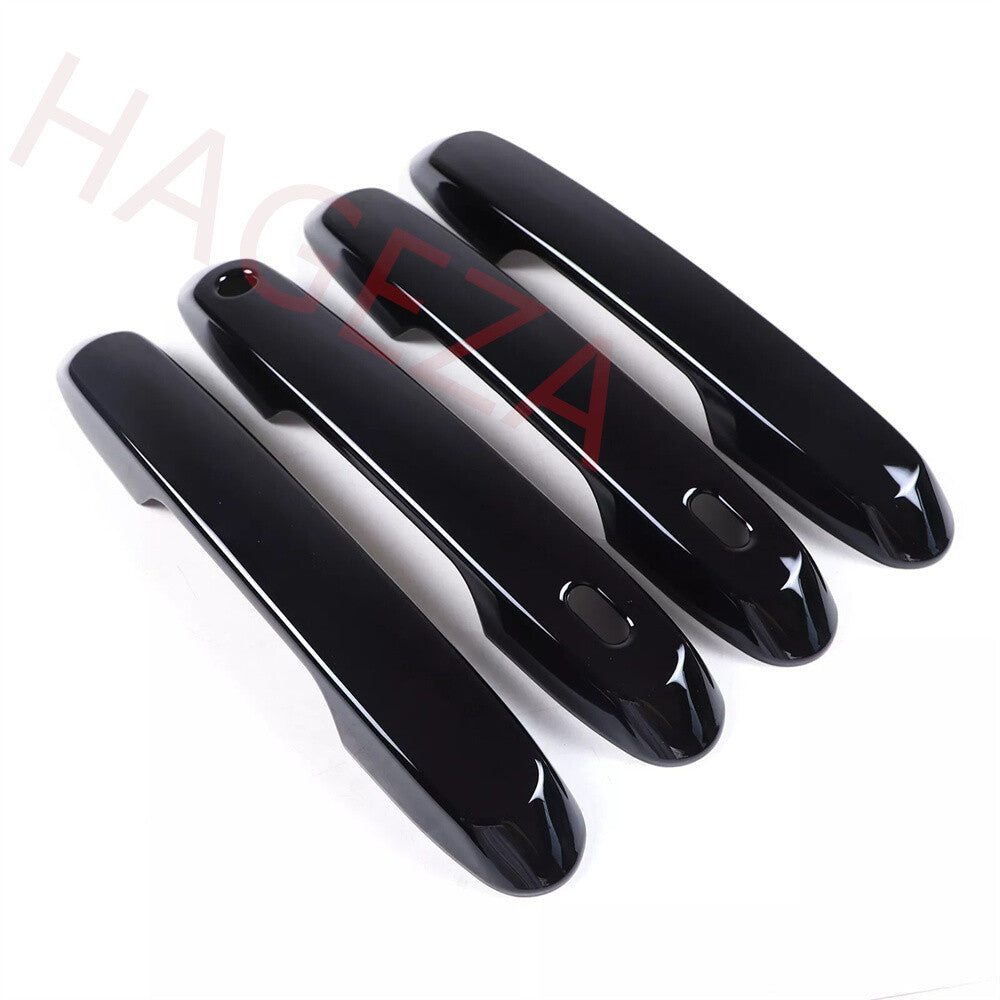 Gloss Black ABS Side Door Handle Panel Cover For Toyot@ for Land Cruiser LC250 2024+