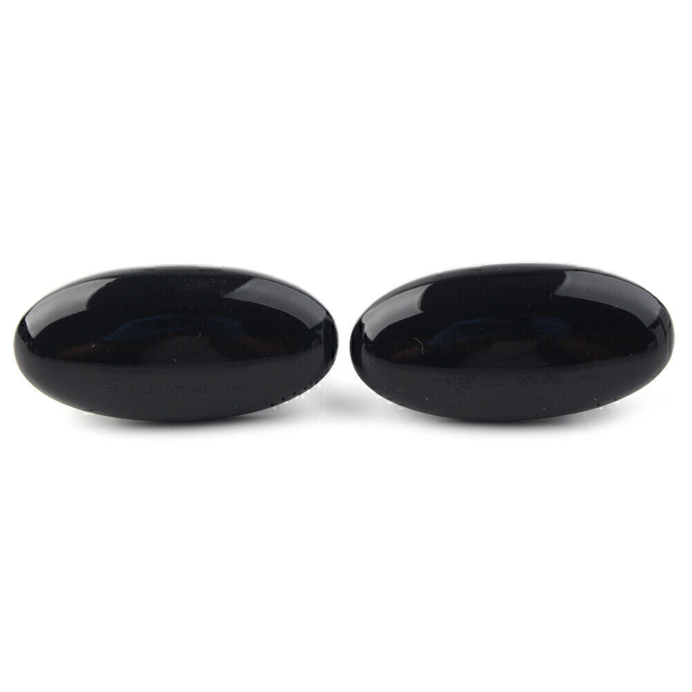 LED Dynamic Side Marker Sequential Blinker Lights Fit for MAZDA 3 2004-2011 Black