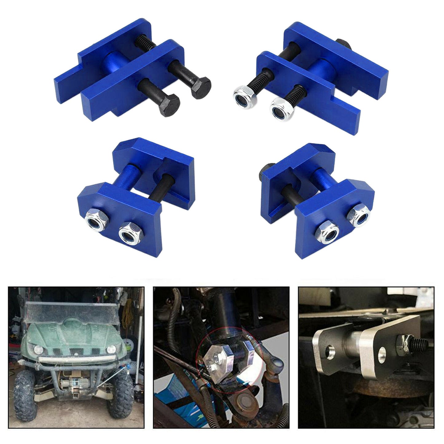 2-inch full lift kit for Yamaha Rhino 450 660 700 2004-2009 Sport or SE Blue