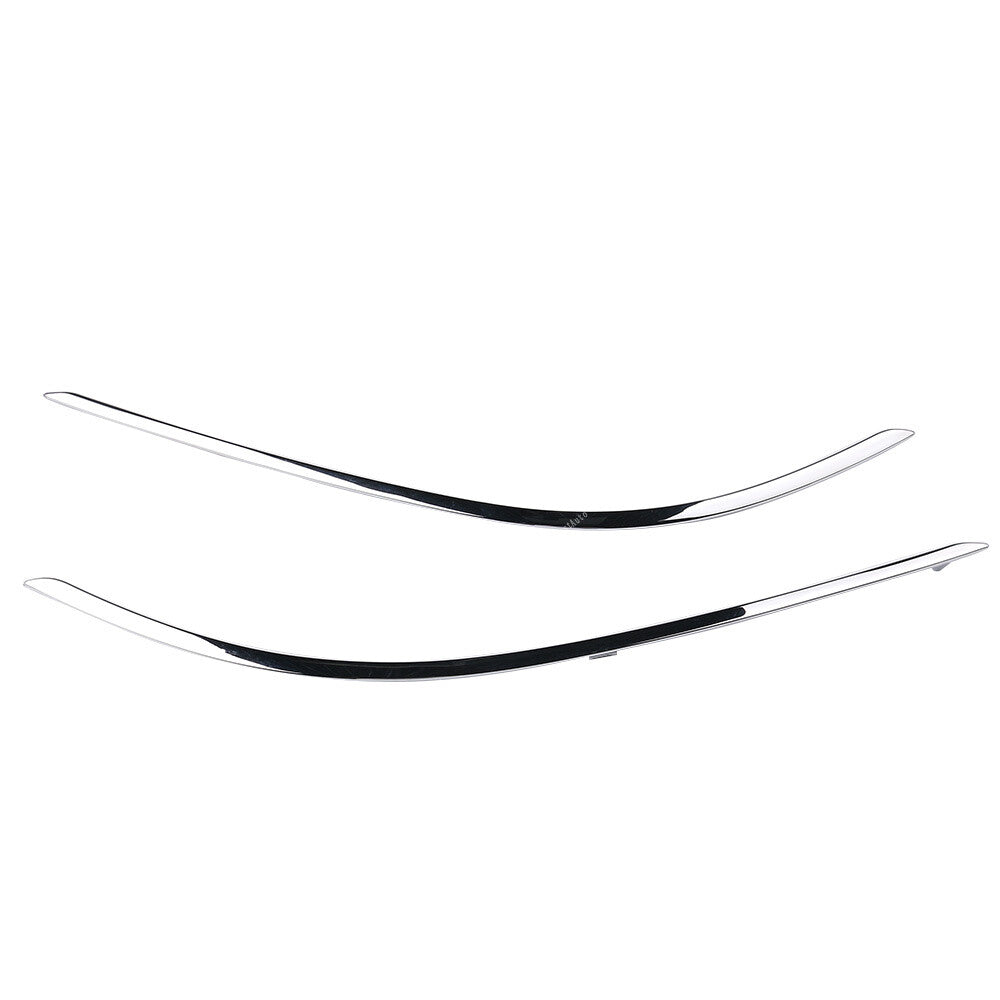 2x Fit For 2012-2015 for Mercedes-Benz C350 Front RightLeft Bumper Trim Molding