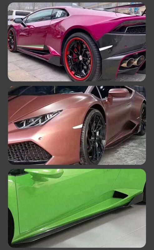 Carbon fiber side skirt kit for Lamborghini for Huracan LP580 LP610