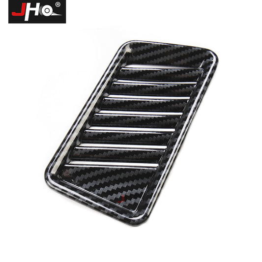 Carbon Fiber Air Vent Cover Ac Outlet Trim Black for Ford F150 F-150 2021 2022