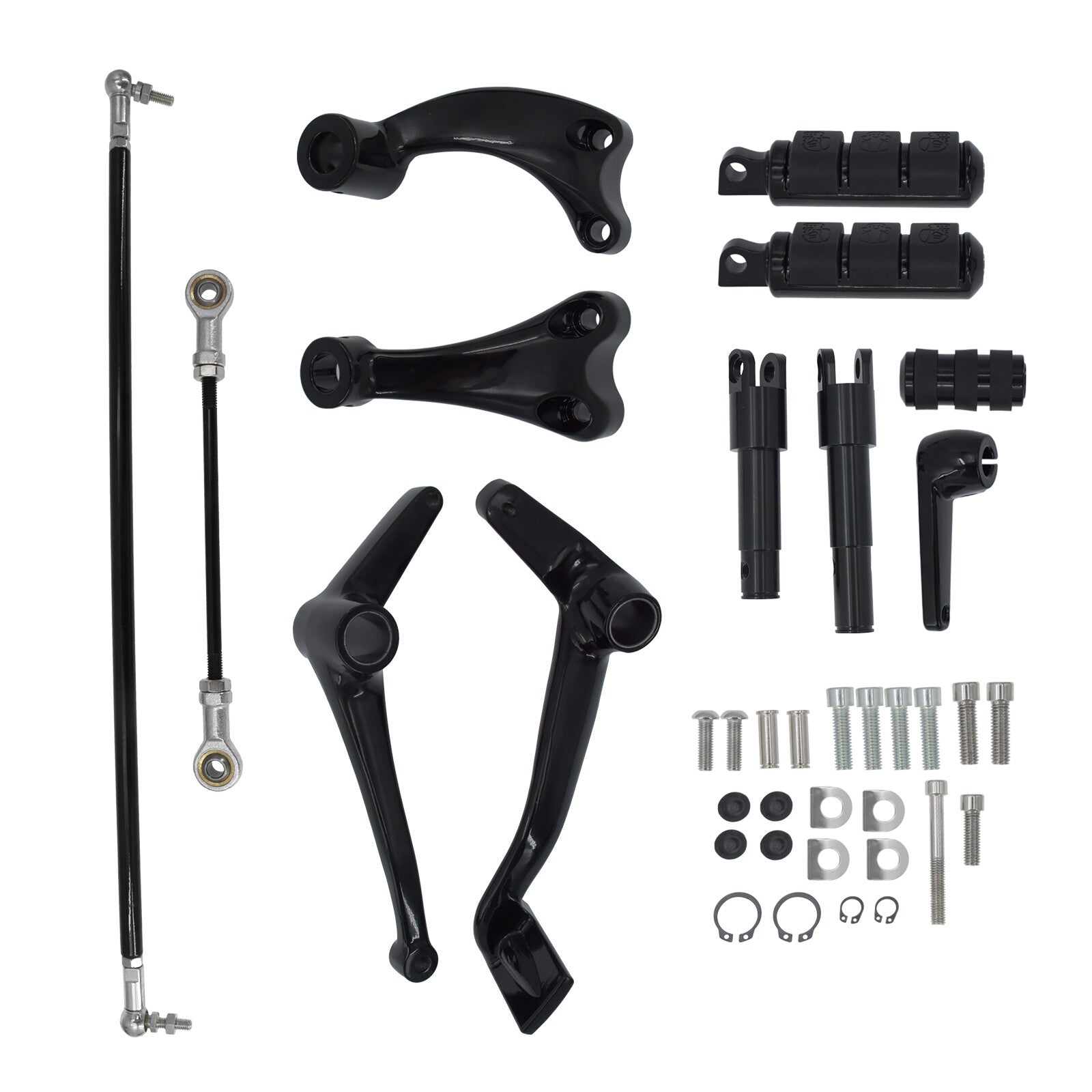 Forward Controls Foot Pegs Levers Linkages for Harley Sportster 883 1200 04-13