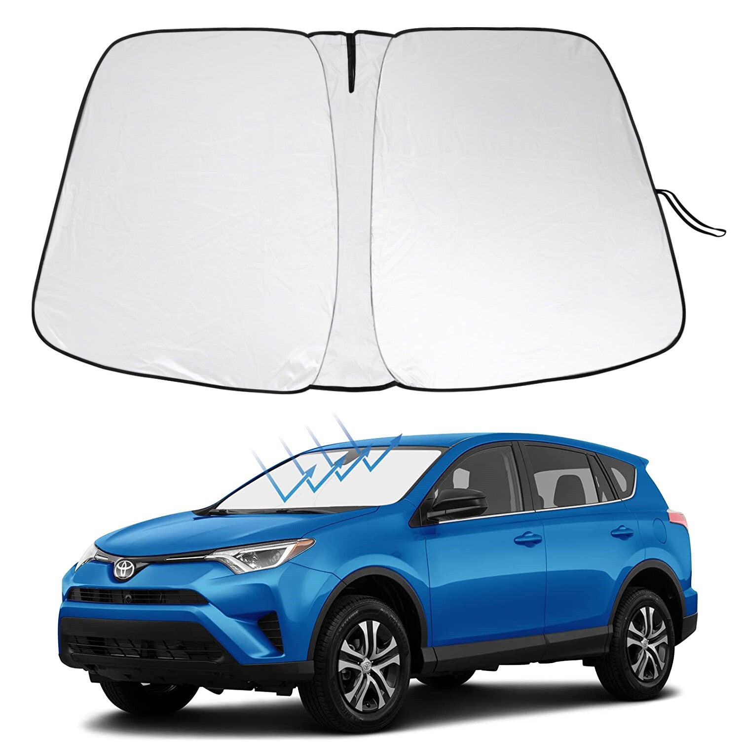 For 2013-2018 for Toyota RAV4 Car Front Windshield Sun Shade UV Block Shield Cover