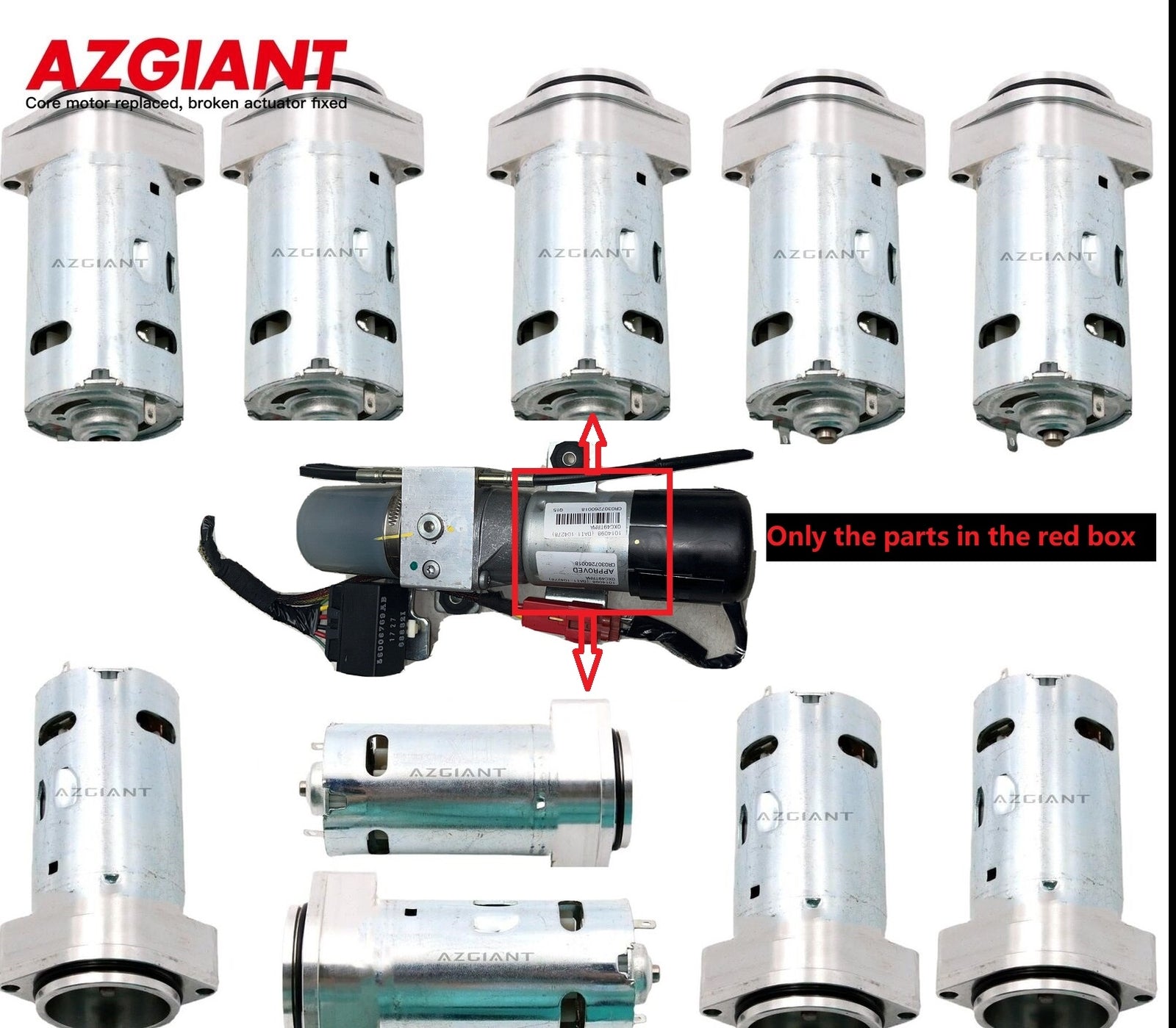 10-piece/bulk convertible top hydraulic pump motor unit for Chrysler Crossfire 03-08