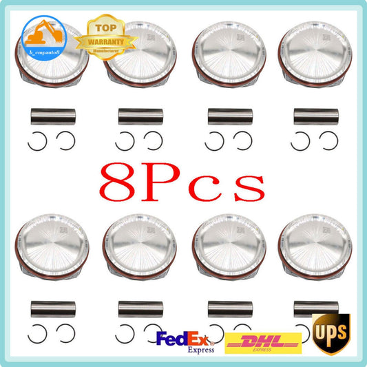 8 Piston Rings Sets w/AJ133 for Jaguar for Land Rover Supercharged Engine 5.0 V8