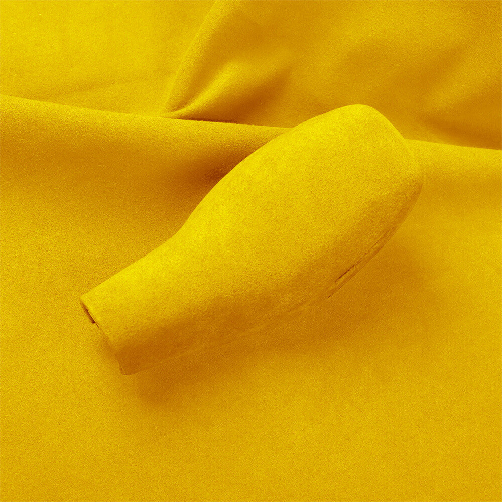 Suede Yellow Interior Gear Shift Knob Cover for BMW X1 F48 X2 F47 1 Series 2020+