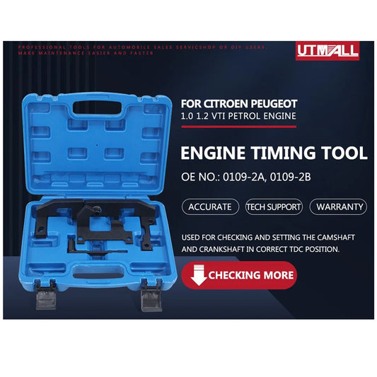 Engine timing lock tool kit for Citroen C3 for Peugeot 208 1.0/1.2 VTI