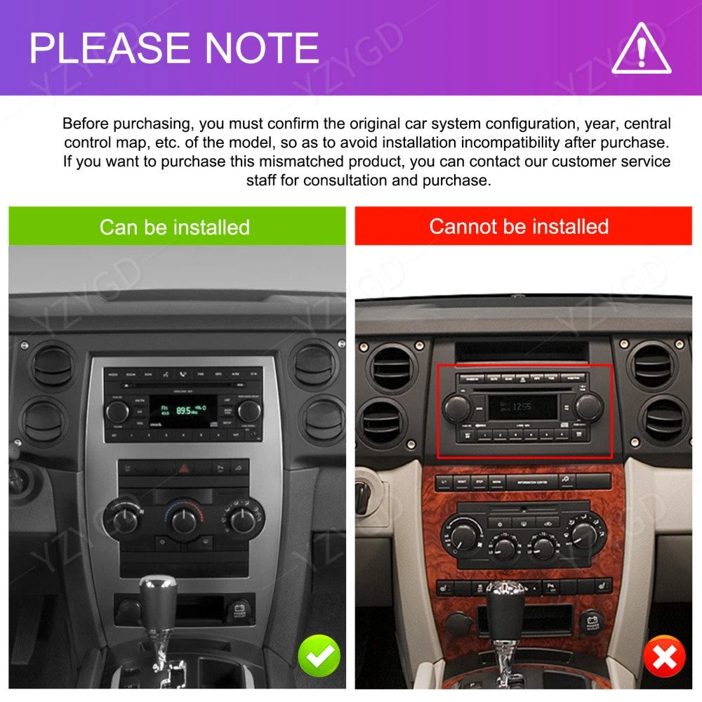 for Dodge for Challenger 2009-2011 Stereo Android Auto Carplay Screen Car Radio GPS