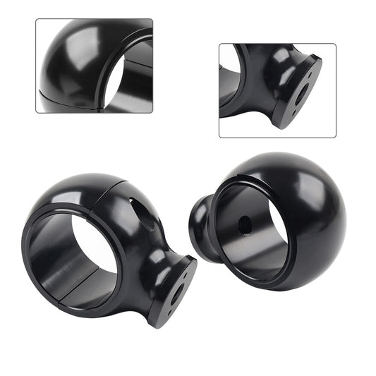 2 Rise Handlebar Riser Clamp Mount Black for Harley Sportster Softail
