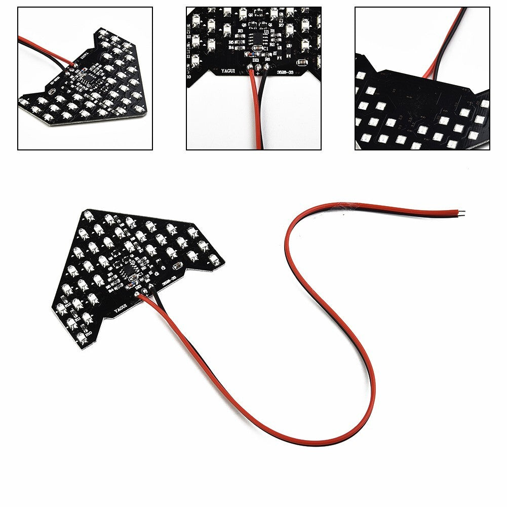 1xAmber 33 - Sequential LED Arrow Panel for Car Side Mirror Turn Signal Lights