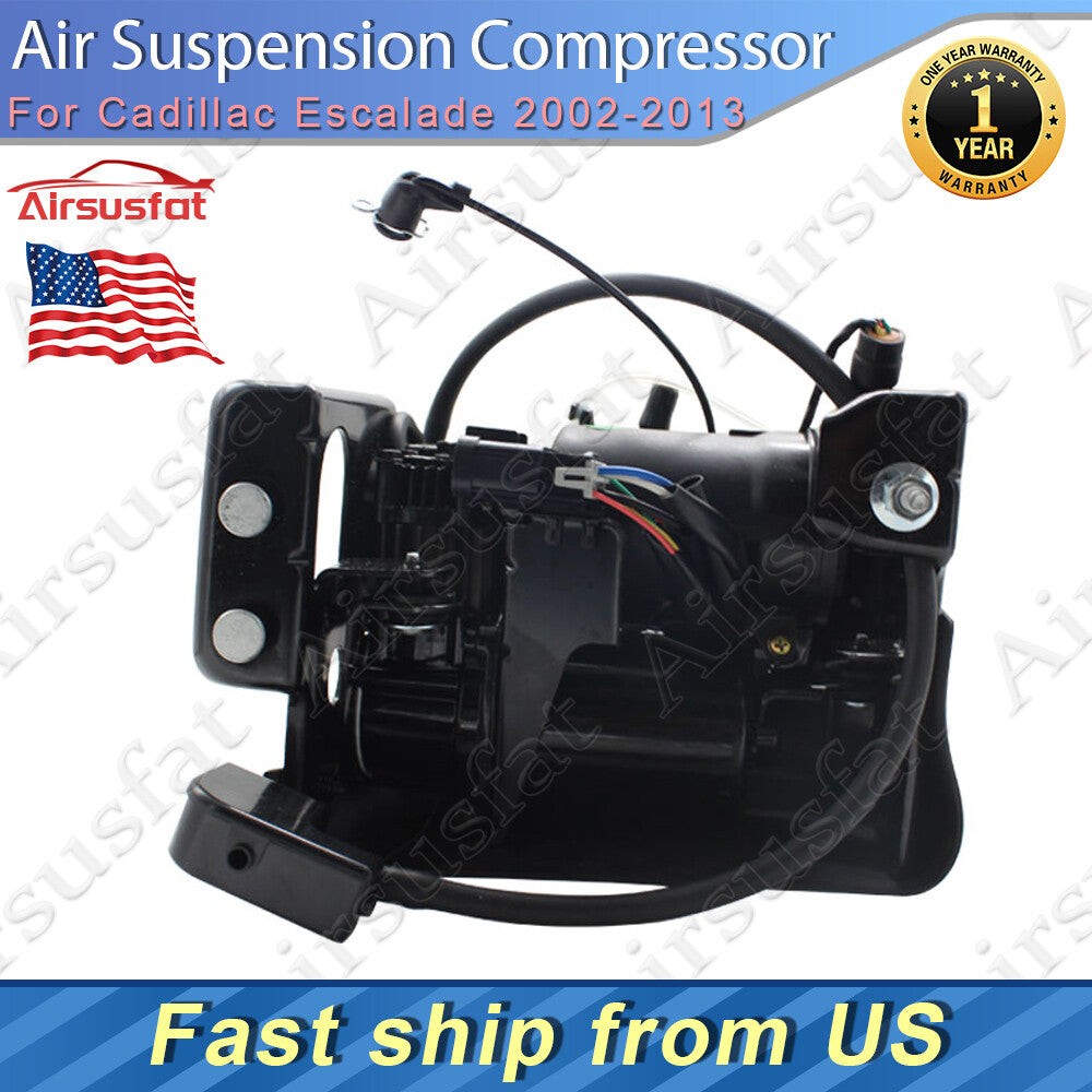 Air Suspension Compressor Fit for GMC for Escalade Suburban Tahoe for Yukon 15254590 US