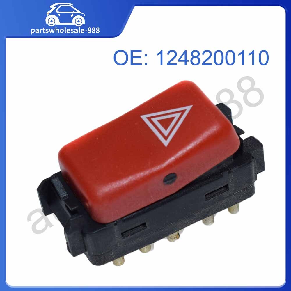 1248200110 New Warning Hazard Light Switch Fit for Mercedes-Benz C280 400E 300E 300D