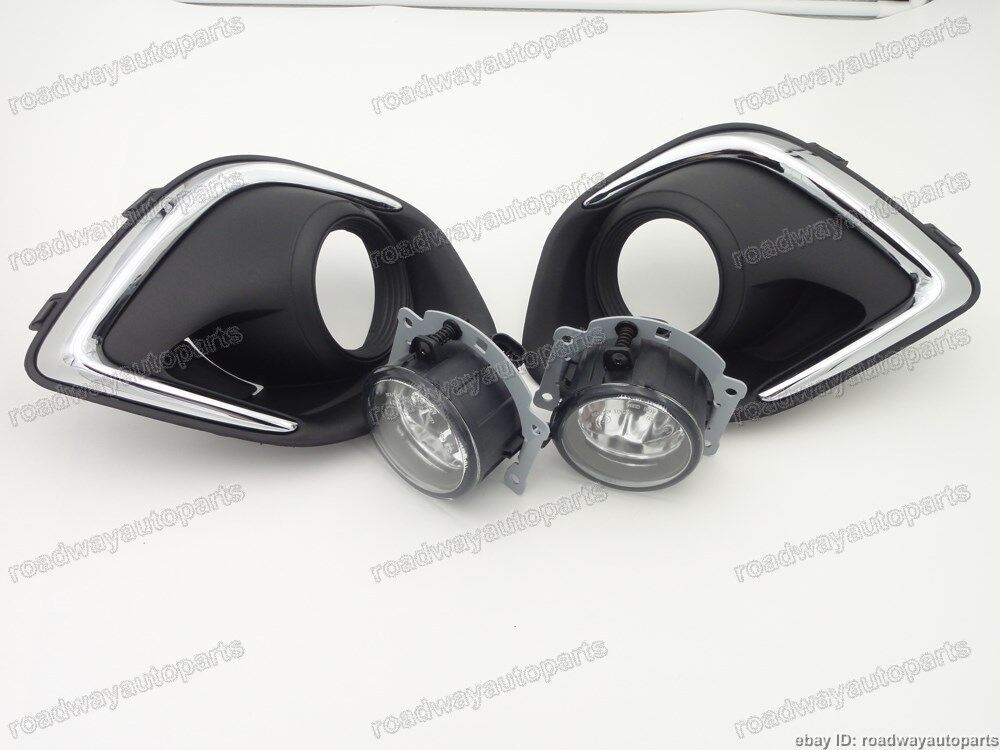 Driving Fog Light Lamps w/Cover for Mitsubishi Outlander Sport ASX RVR 2013-2015
