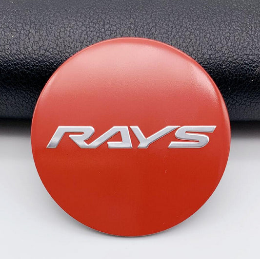 4x45mm Light Wheel Center Sticker, Hub Sticker, Rim Sticker, Red